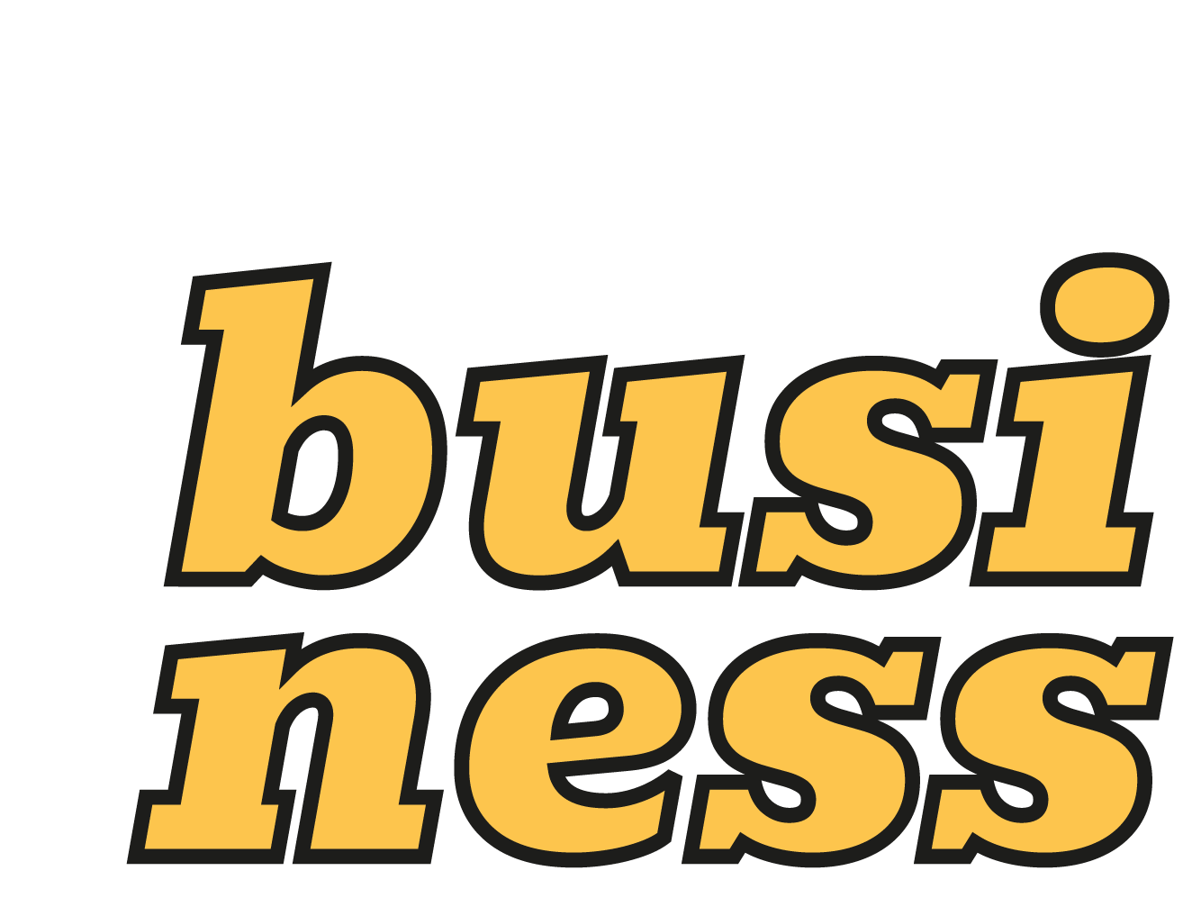 Illustrazione scritta business