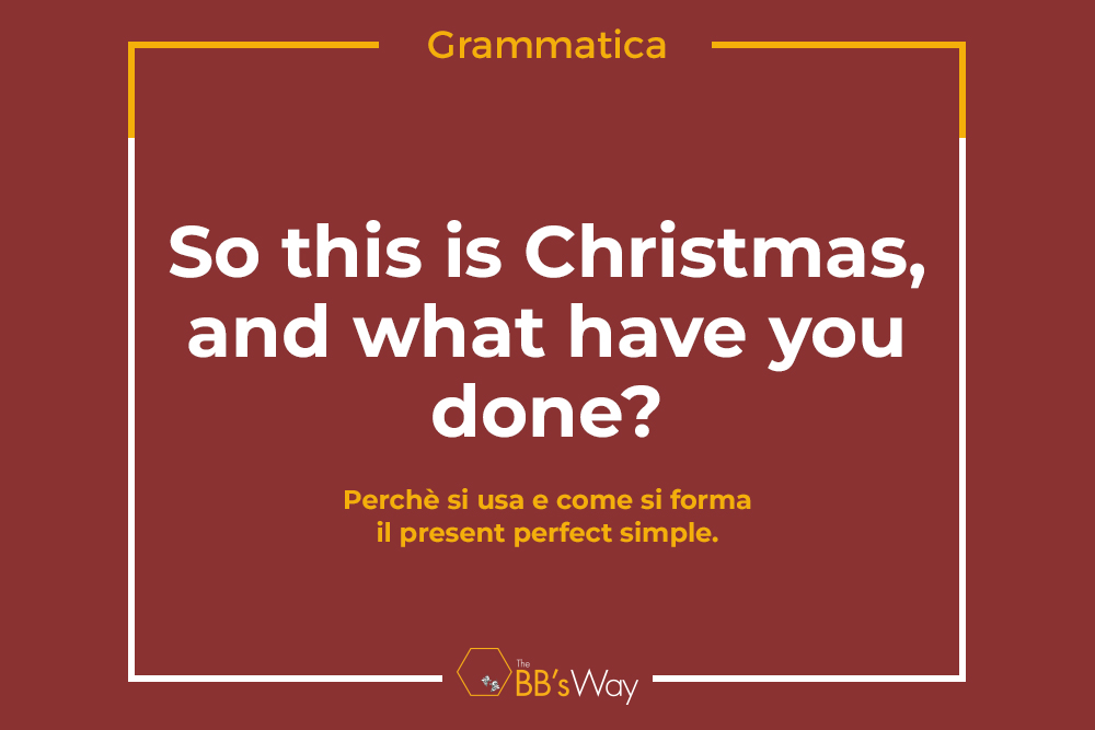So this is Christmas and what have you done