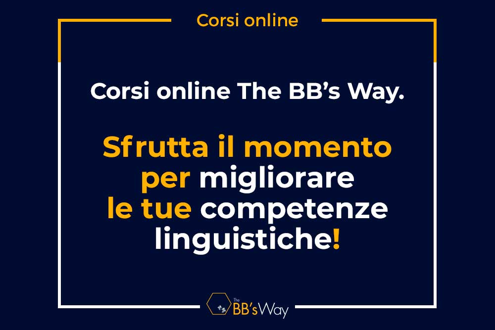 corsi di lingua online the bb s way b school