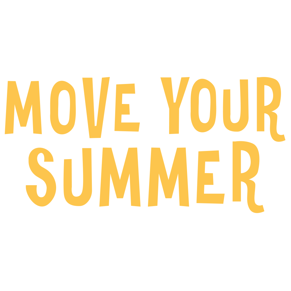 Logo del campo estivo per bambini dai 6 agli 11 anni di BSchool Move Your Summer